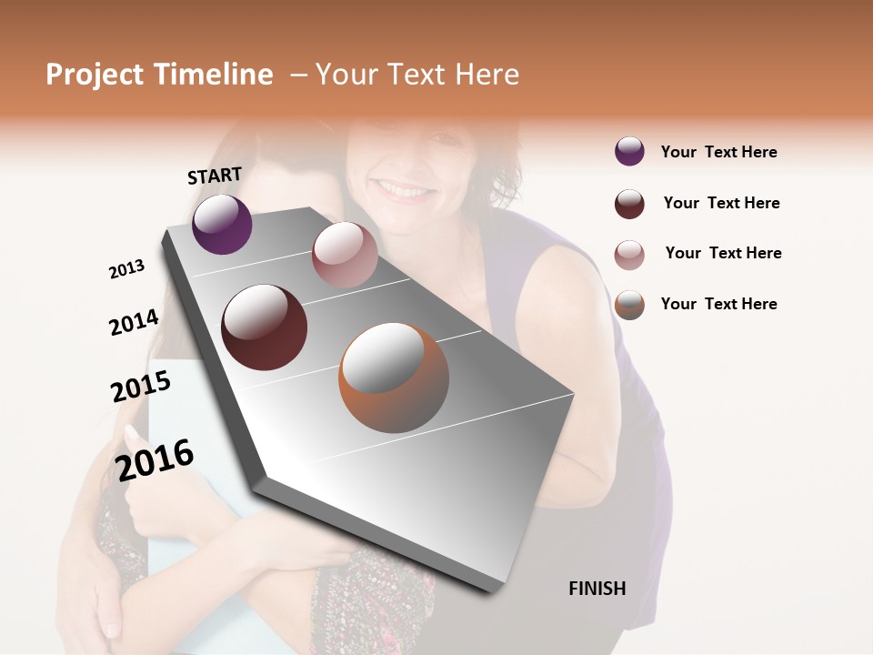 Adorable Smile Life PowerPoint Template