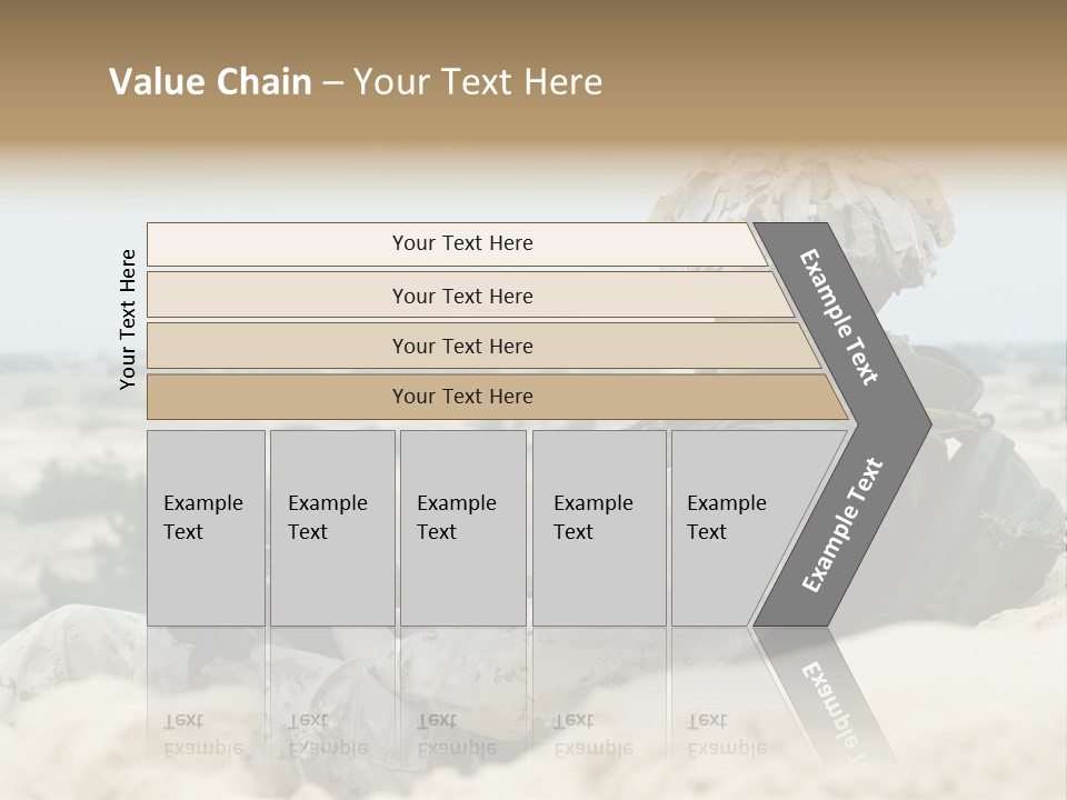 Action Army Ammo PowerPoint Template