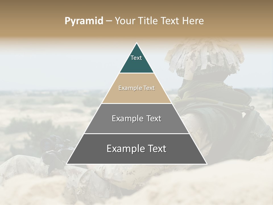 Action Army Ammo PowerPoint Template