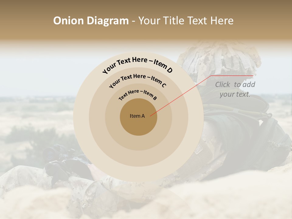 Action Army Ammo PowerPoint Template