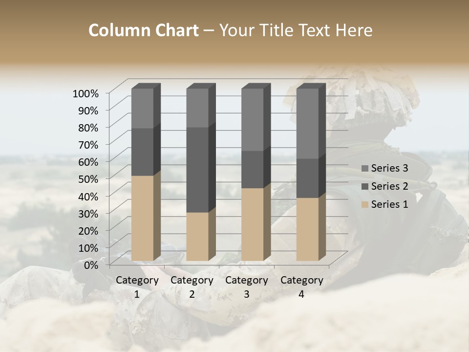Action Army Ammo PowerPoint Template