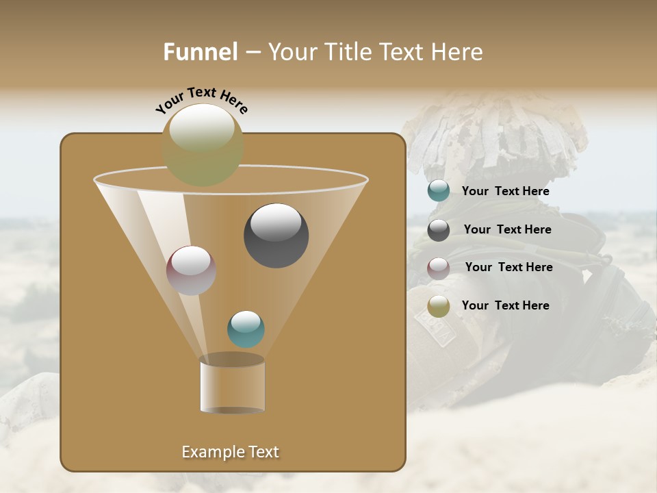 Action Army Ammo PowerPoint Template
