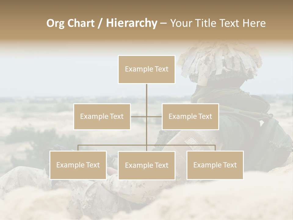 Action Army Ammo PowerPoint Template
