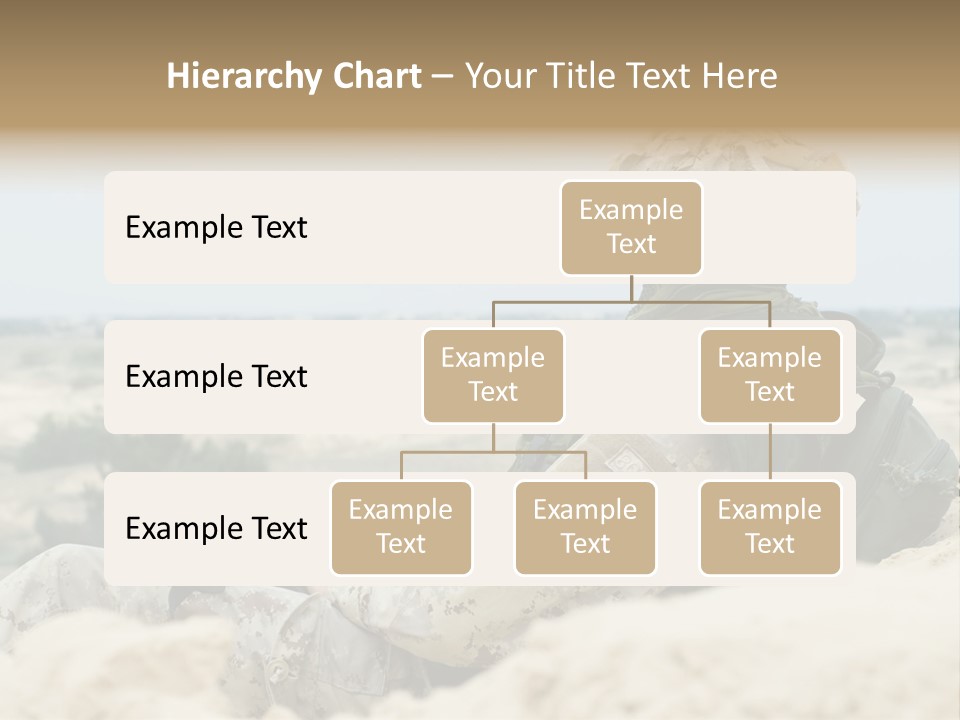 Action Army Ammo PowerPoint Template