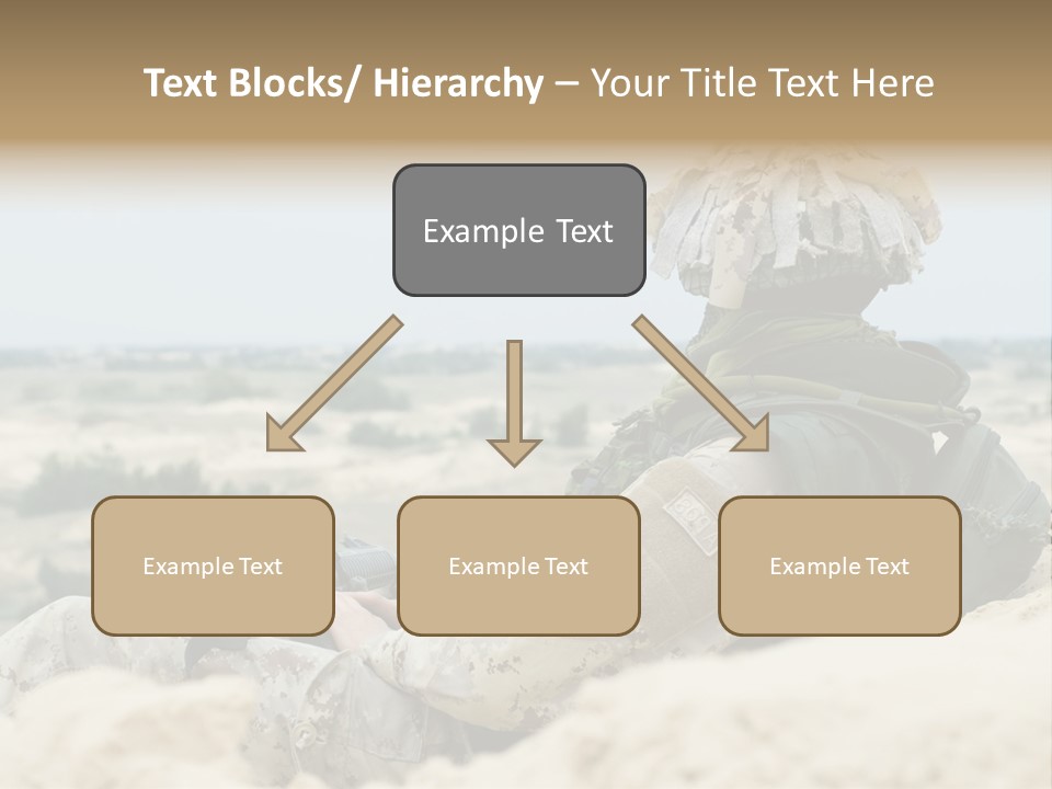 Action Army Ammo PowerPoint Template