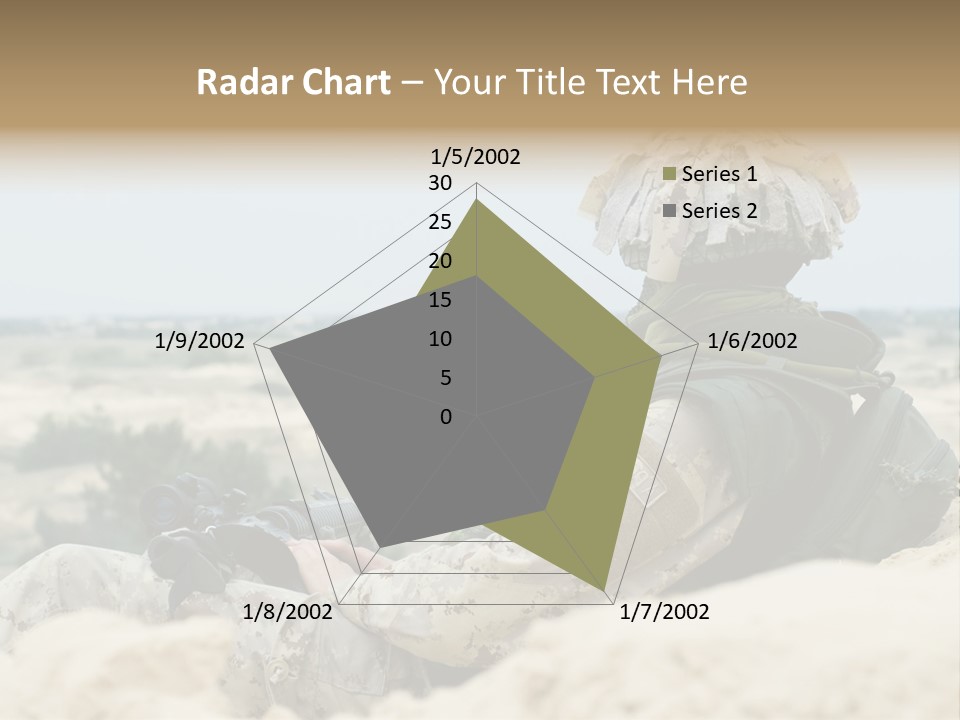 Action Army Ammo PowerPoint Template