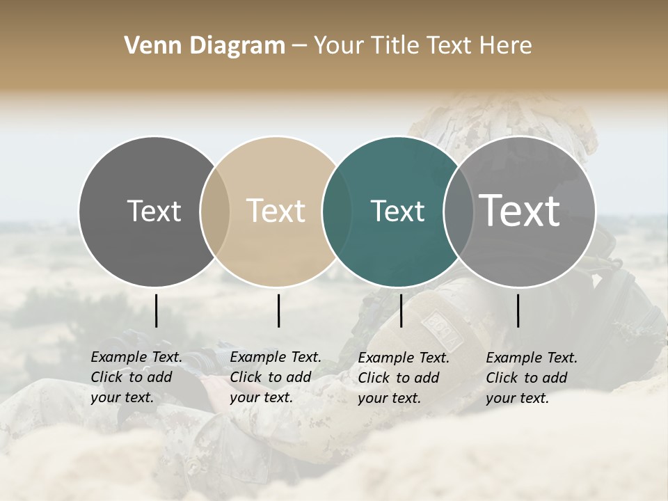 Action Army Ammo PowerPoint Template