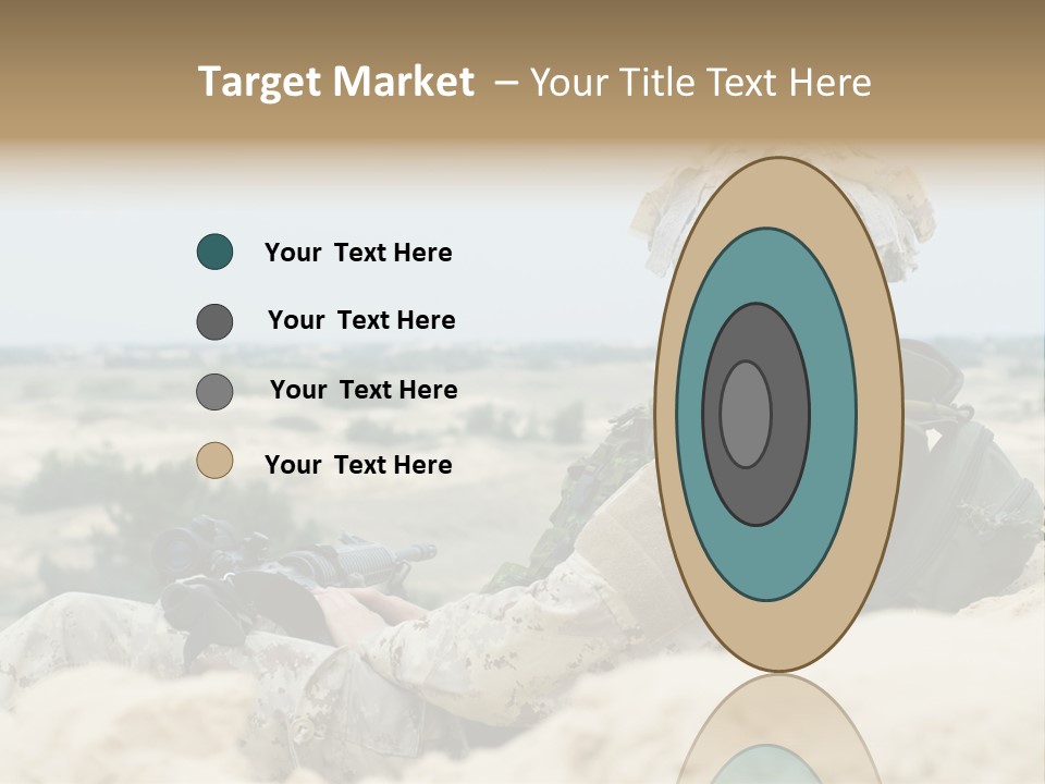 Action Army Ammo PowerPoint Template