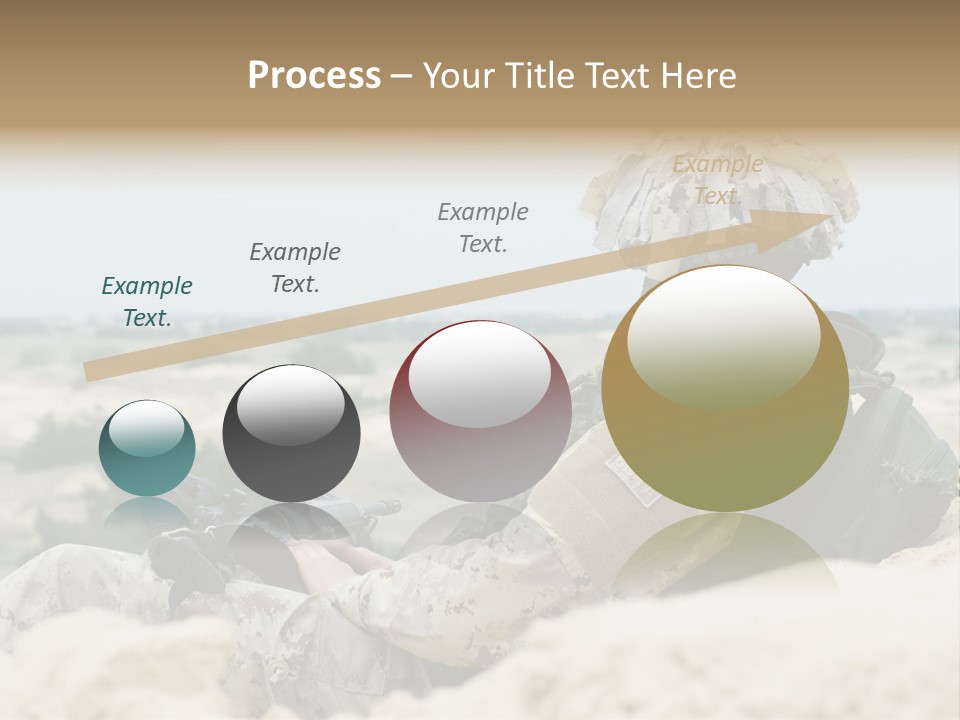 Action Army Ammo PowerPoint Template