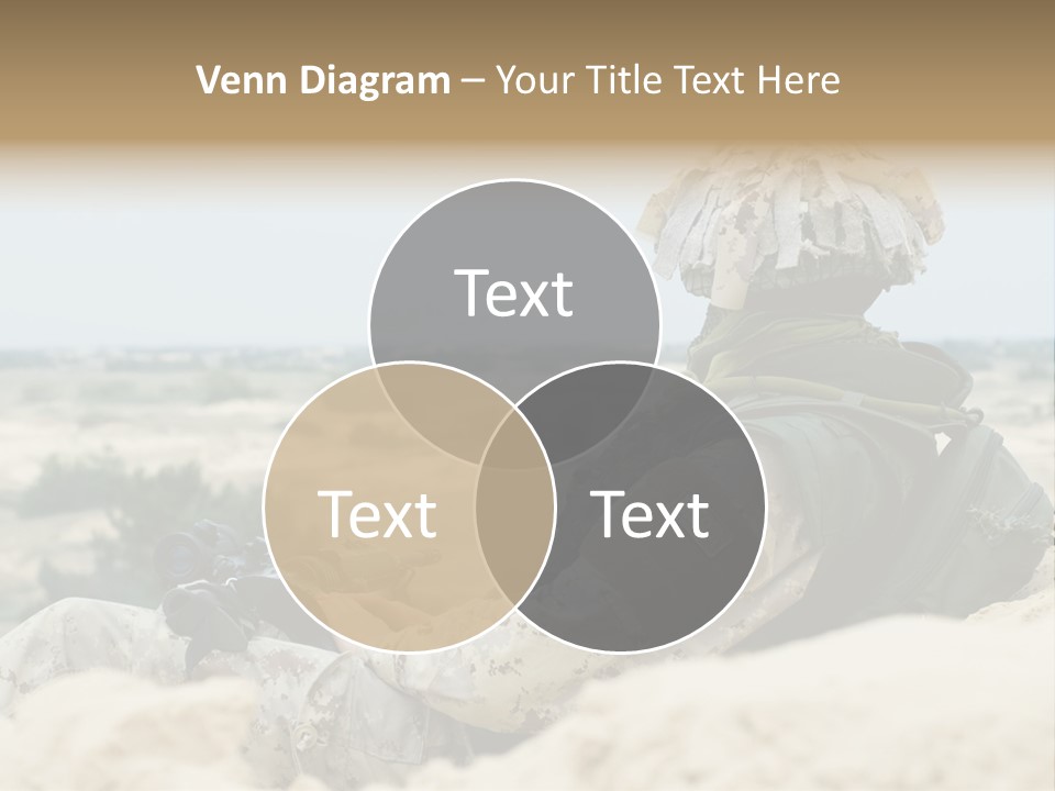 Action Army Ammo PowerPoint Template
