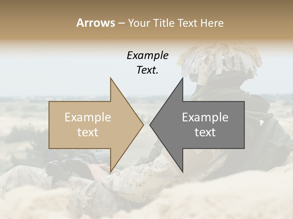 Action Army Ammo PowerPoint Template
