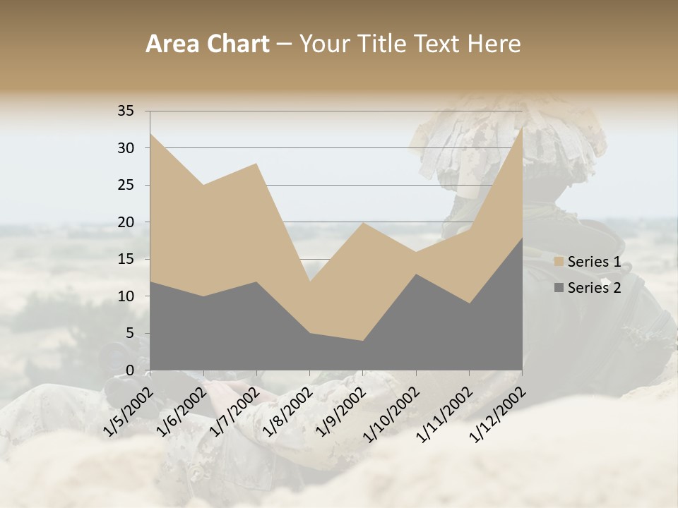 Action Army Ammo PowerPoint Template