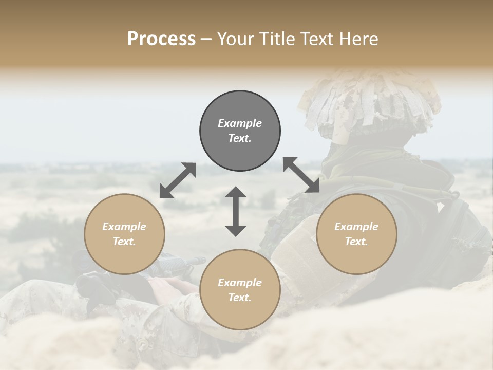 Action Army Ammo PowerPoint Template