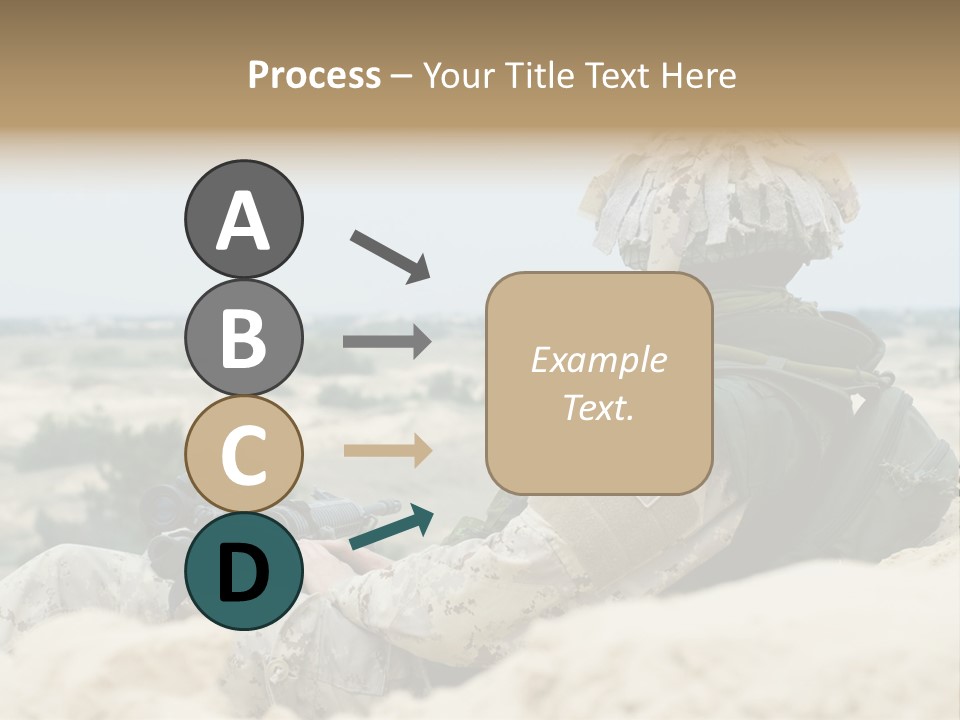Action Army Ammo PowerPoint Template