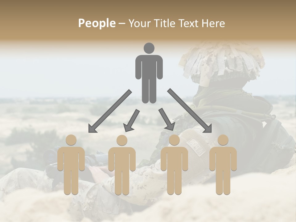Action Army Ammo PowerPoint Template