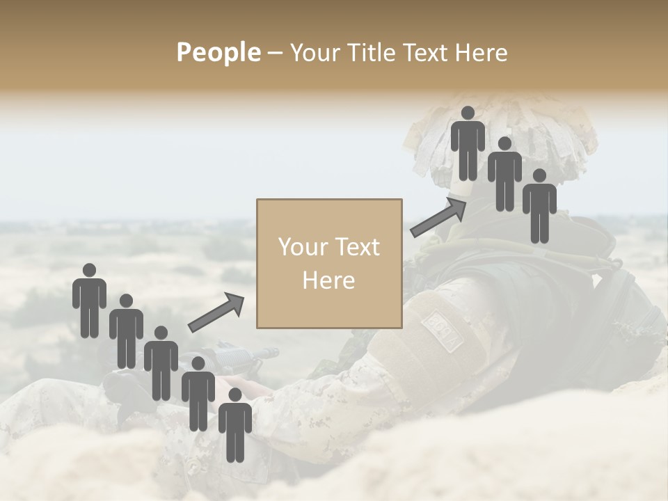 Action Army Ammo PowerPoint Template
