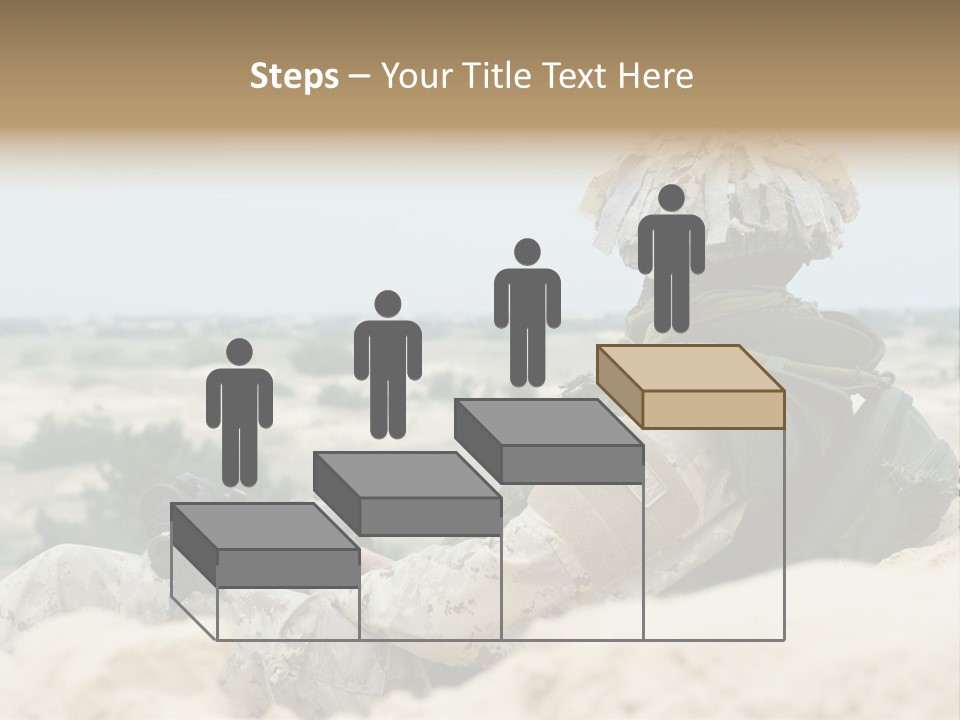 Action Army Ammo PowerPoint Template