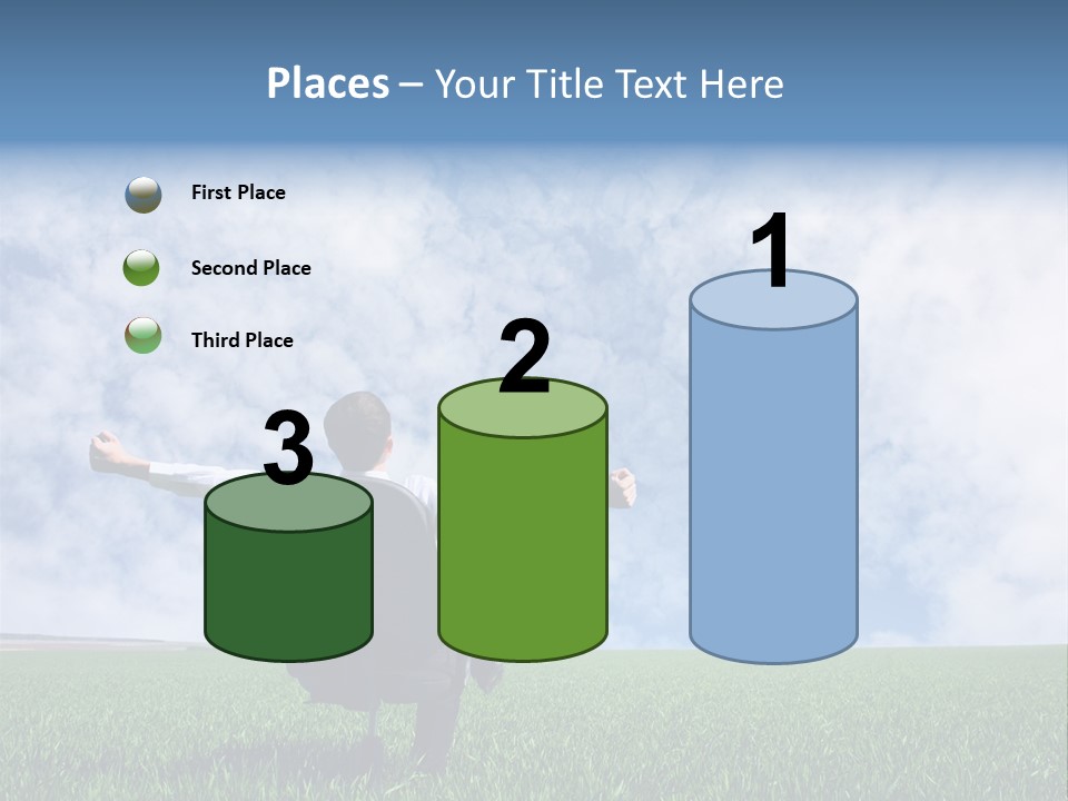 Field Sign Happy PowerPoint Template