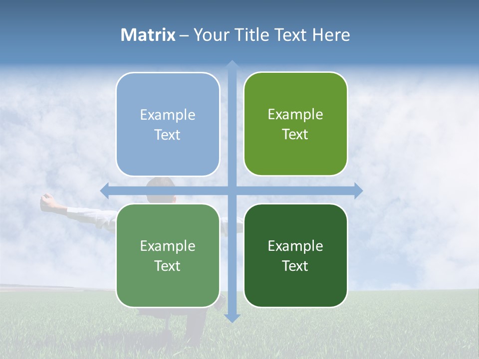 Field Sign Happy PowerPoint Template