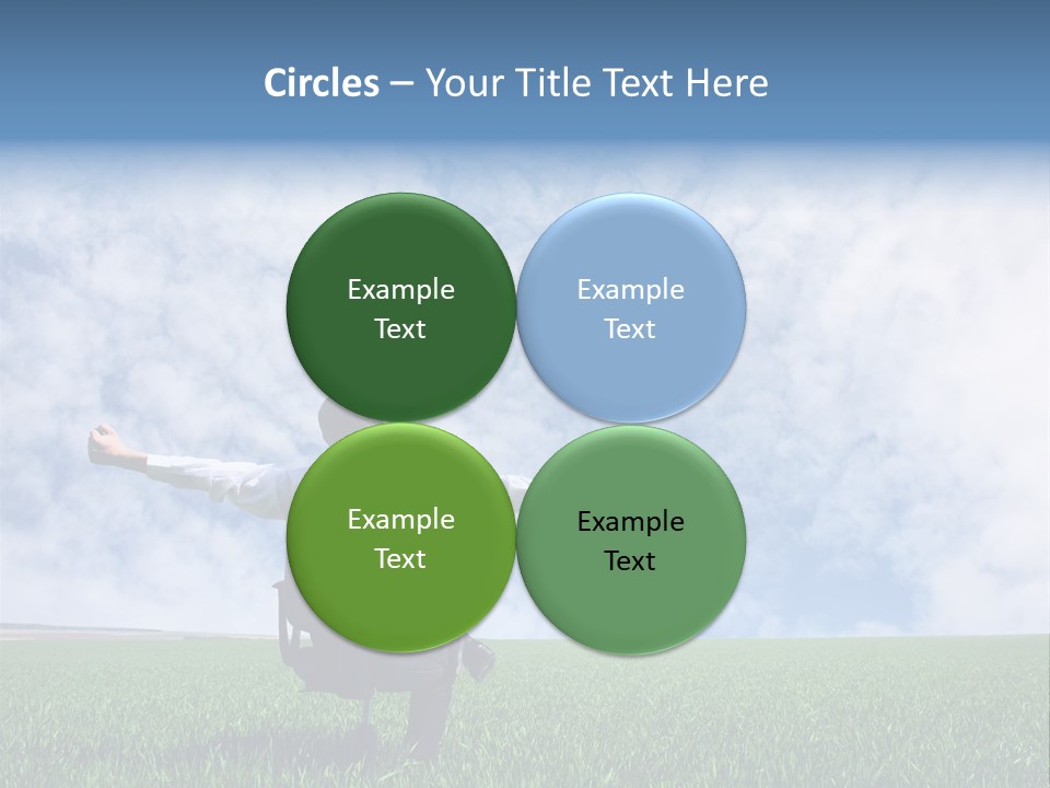 Field Sign Happy PowerPoint Template