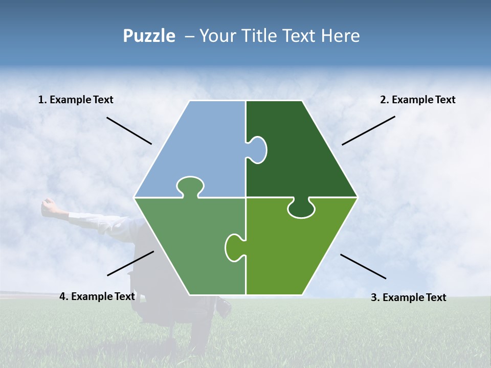 Field Sign Happy PowerPoint Template