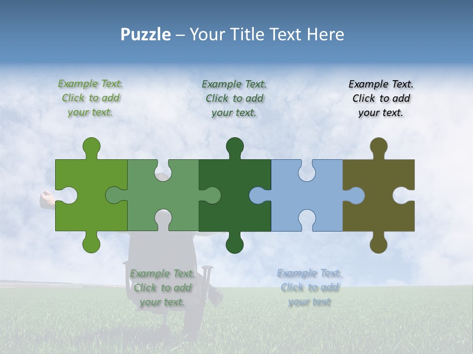 Field Sign Happy PowerPoint Template