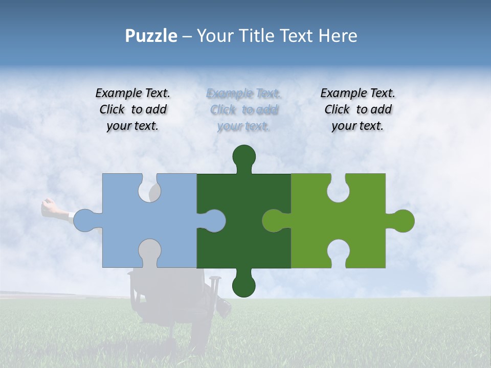 Field Sign Happy PowerPoint Template