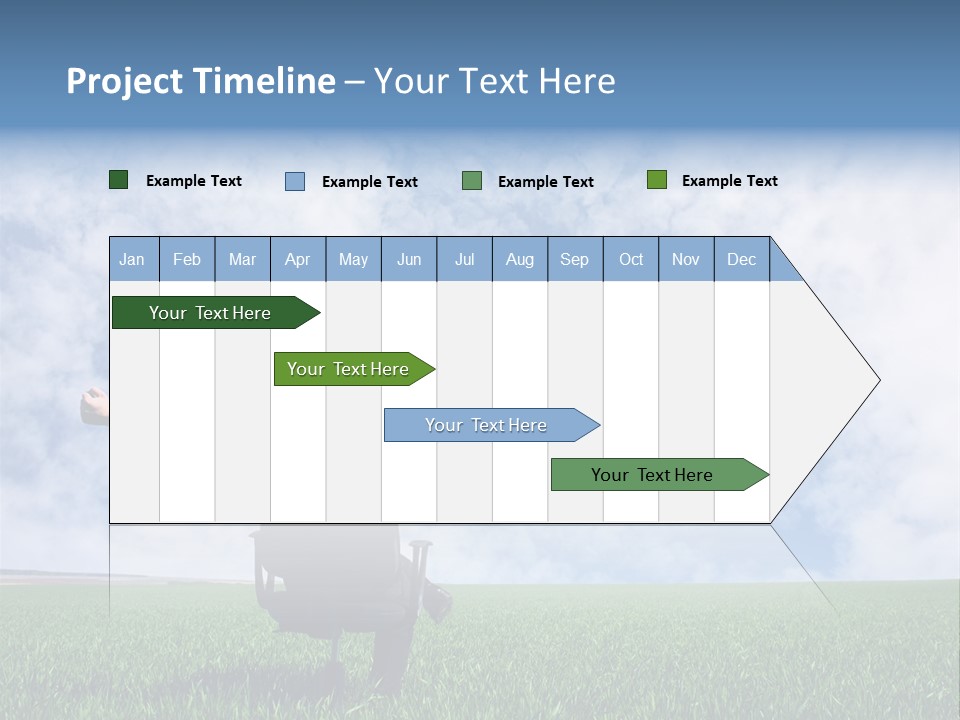 Field Sign Happy PowerPoint Template
