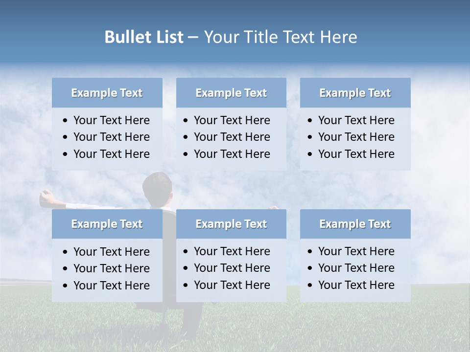 Field Sign Happy PowerPoint Template