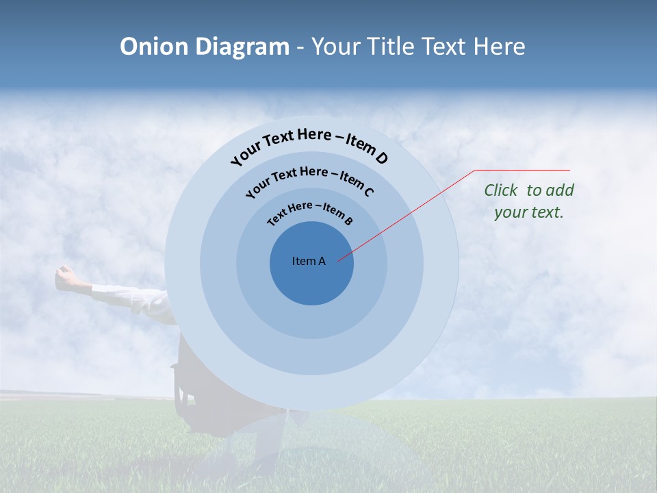 Field Sign Happy PowerPoint Template