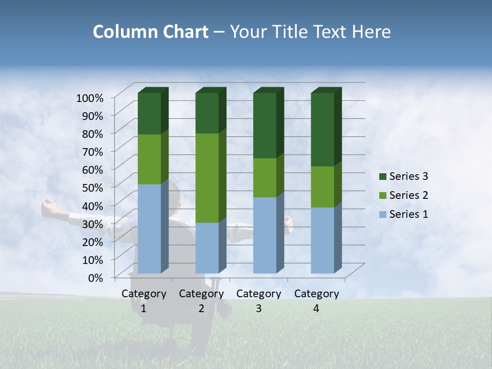 Field Sign Happy PowerPoint Template
