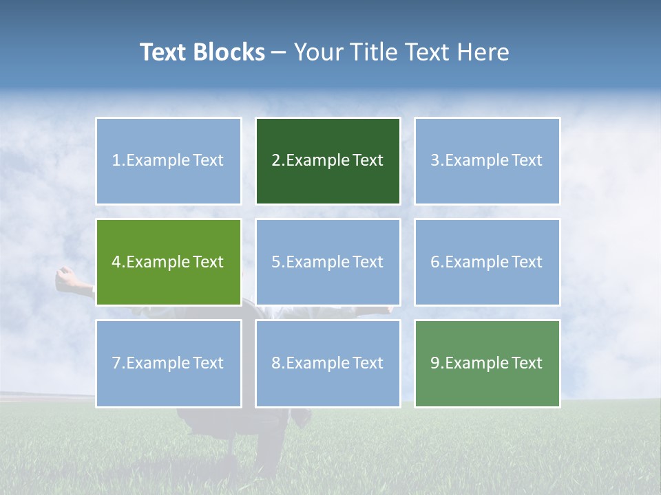 Field Sign Happy PowerPoint Template