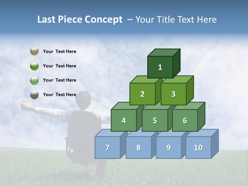 Field Sign Happy PowerPoint Template