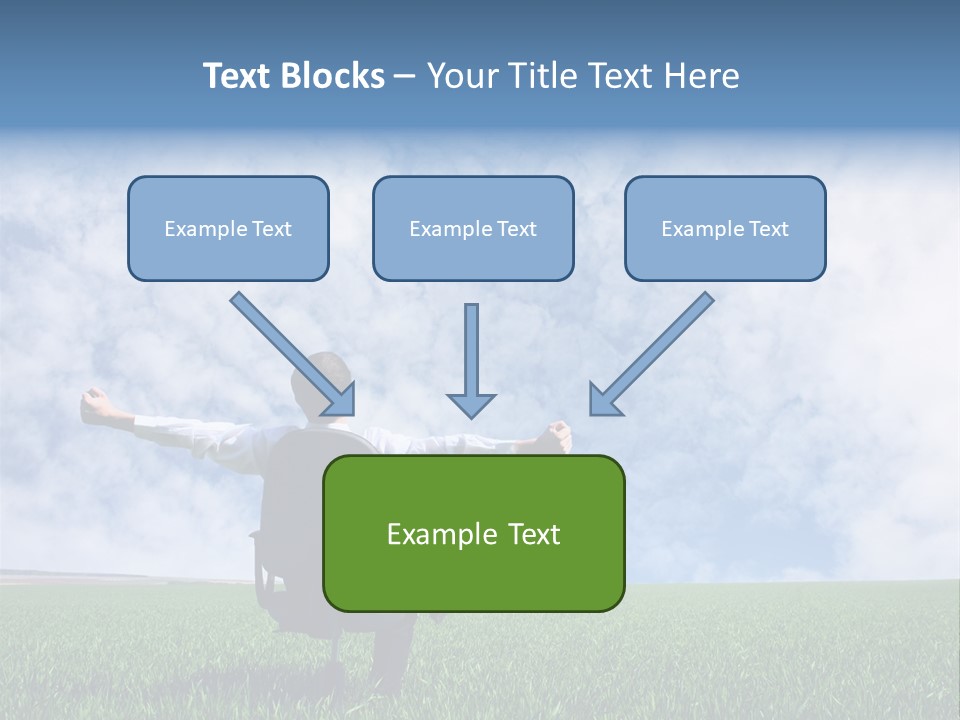 Field Sign Happy PowerPoint Template