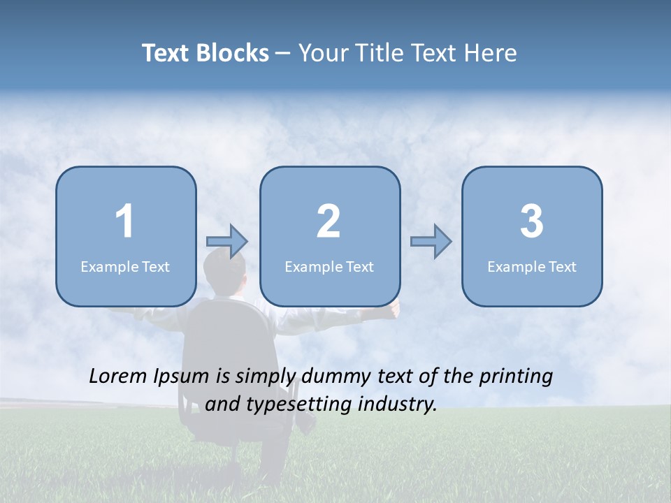Field Sign Happy PowerPoint Template