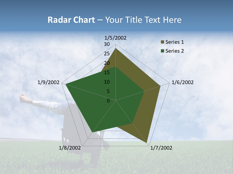 Field Sign Happy PowerPoint Template