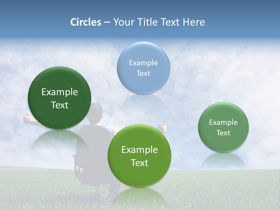 Field Sign Happy PowerPoint Template