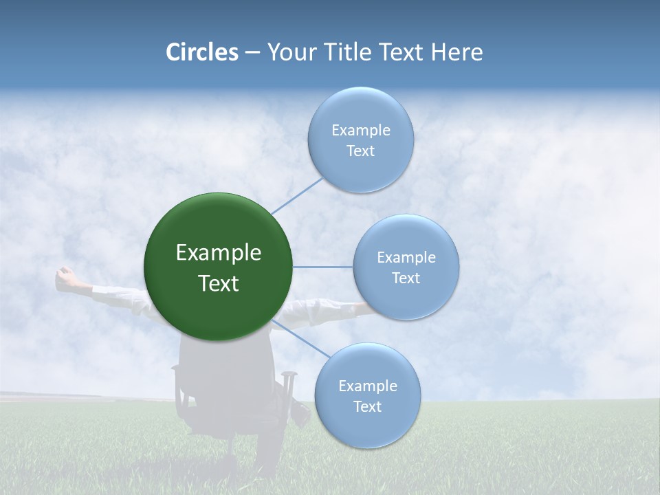 Field Sign Happy PowerPoint Template