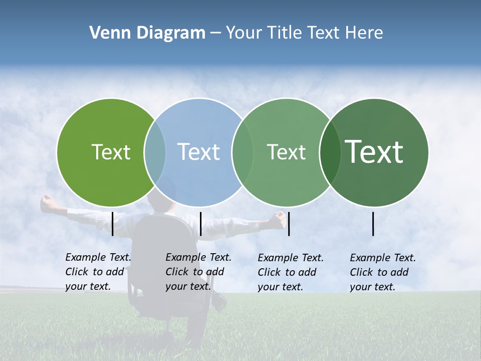 Field Sign Happy PowerPoint Template