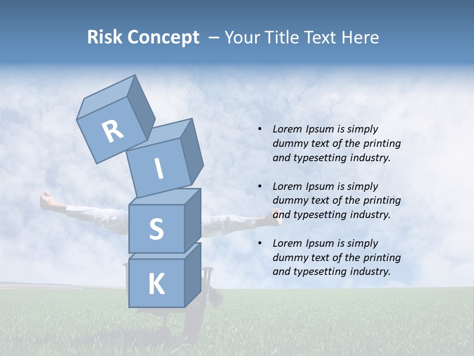 Field Sign Happy PowerPoint Template