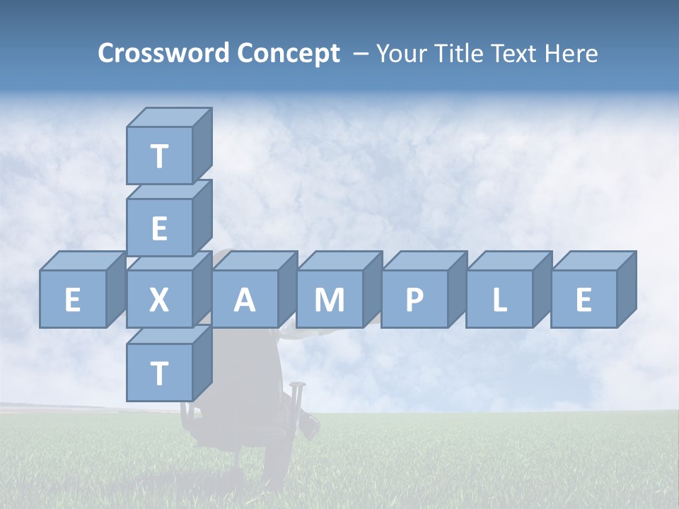 Field Sign Happy PowerPoint Template