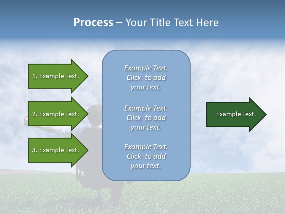 Field Sign Happy PowerPoint Template