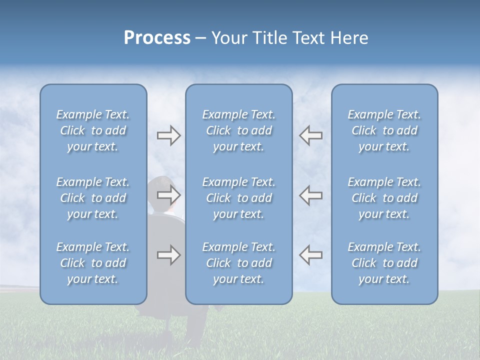 Field Sign Happy PowerPoint Template