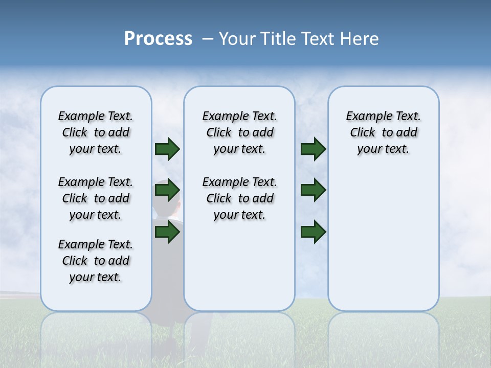 Field Sign Happy PowerPoint Template
