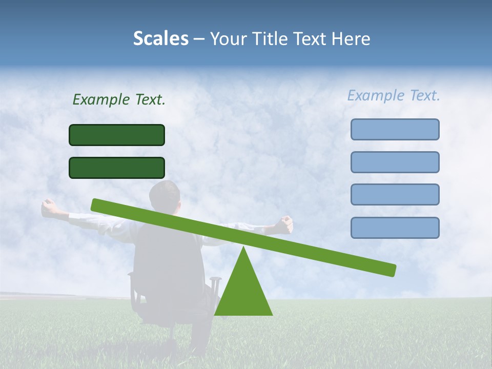 Field Sign Happy PowerPoint Template