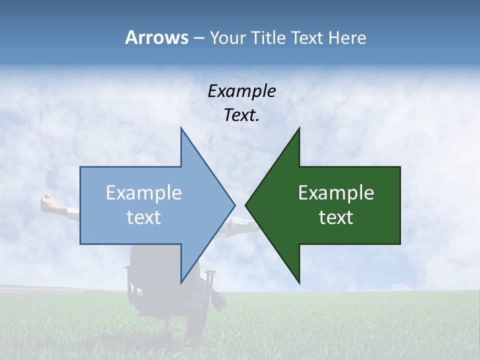 Field Sign Happy PowerPoint Template
