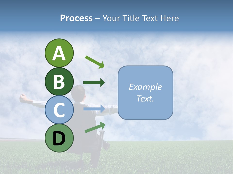 Field Sign Happy PowerPoint Template