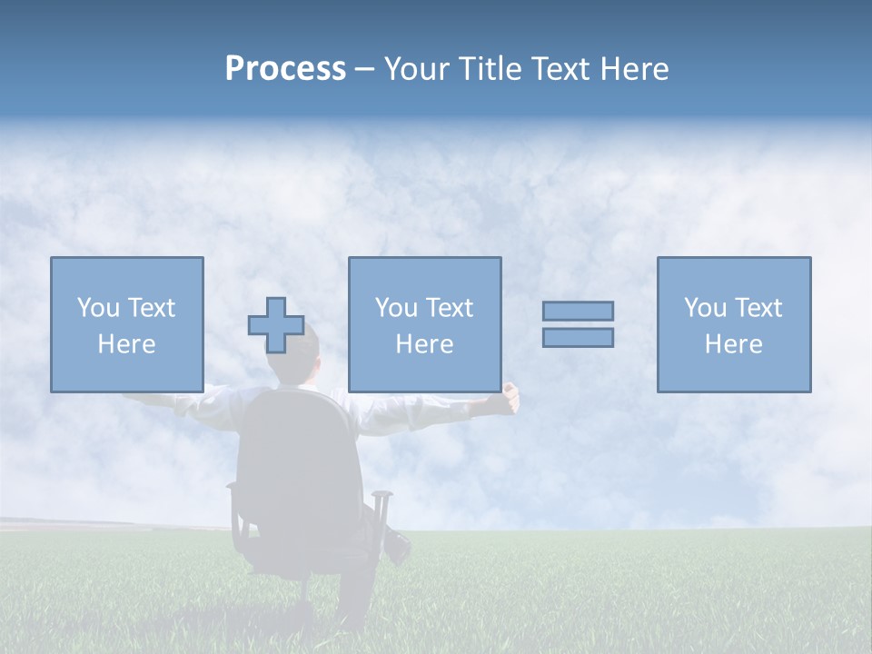 Field Sign Happy PowerPoint Template