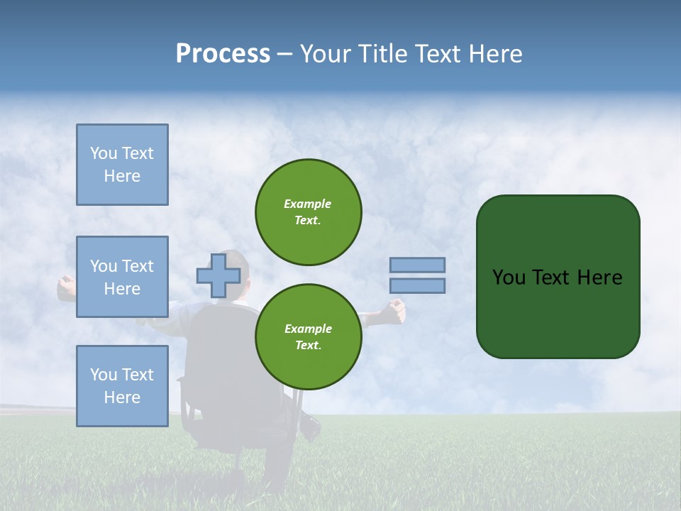 Field Sign Happy PowerPoint Template