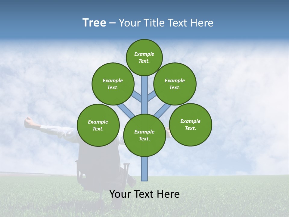 Field Sign Happy PowerPoint Template